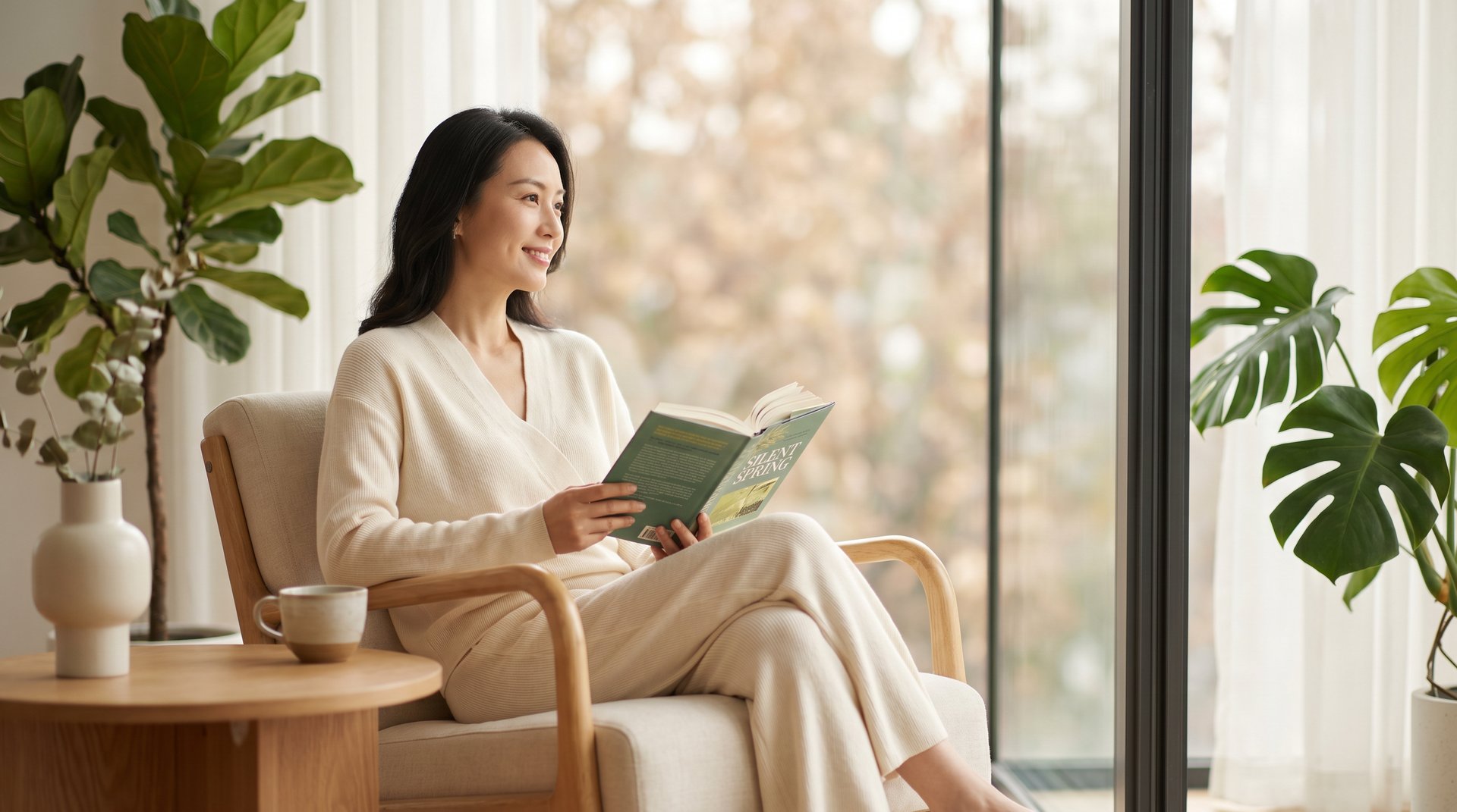 91网女性成长社群首屏场景 - 优雅女性阅读成长视频教程